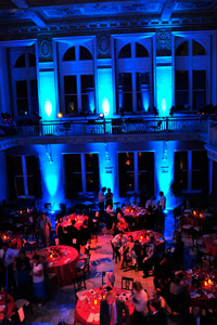 Boston Wedding uplighting photo from Cambridge Multicultural Art Center